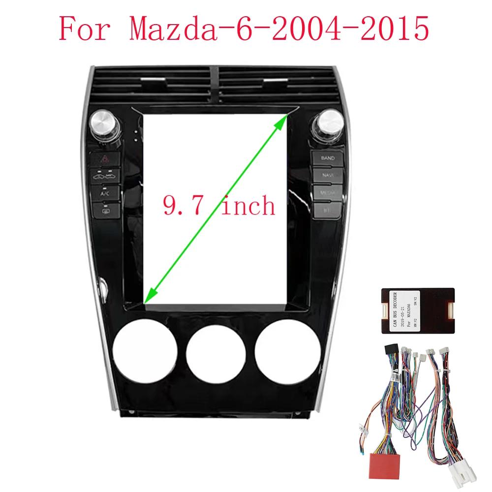 WQLSK ڵ  ú, Mazda-6-2004-2015 ׷ г, Teyes ڵ г,  Din CD DVD , 9.7 ġ, 2Din